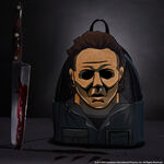 Halloween Michael Myers Glow Mask Cosplay Mini Backpack, , hi-res view 3